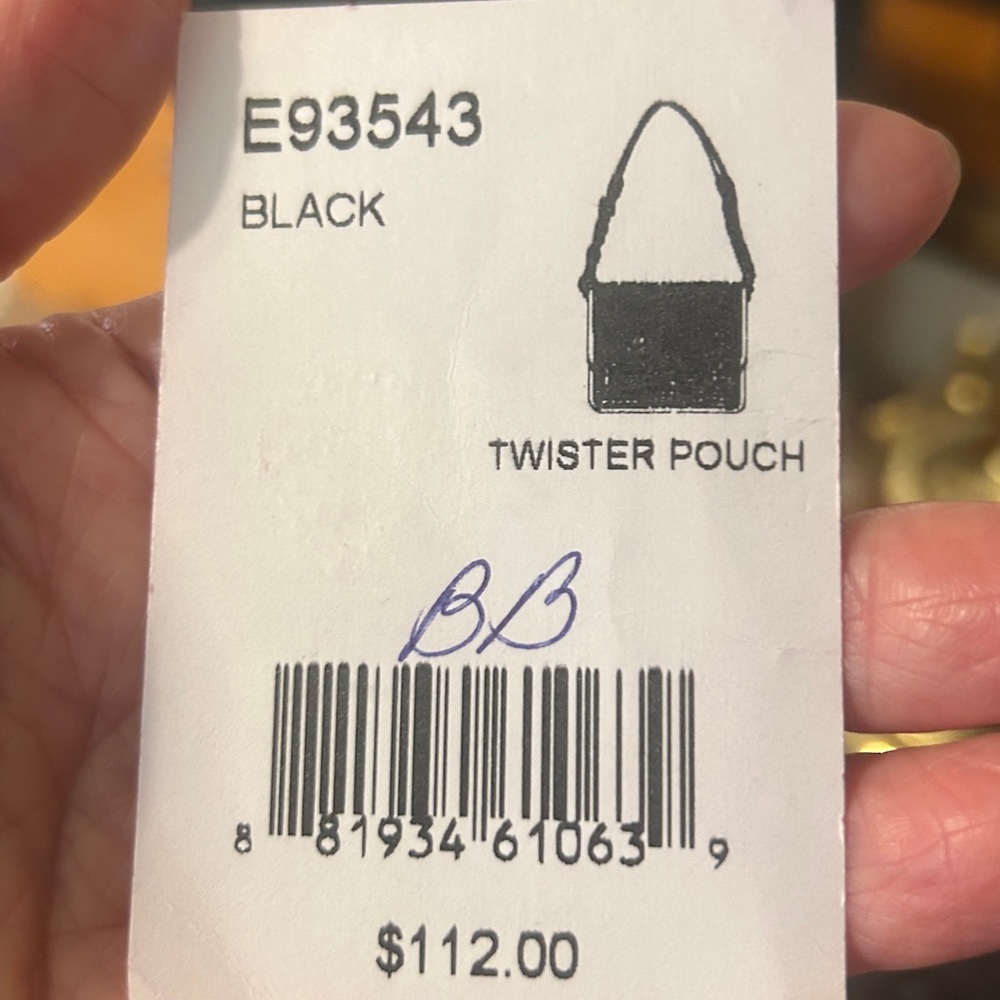 Brighton Chic Black Crocodile Pattern Wristlet Pu… - image 8